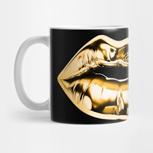 Golden Lips Mug